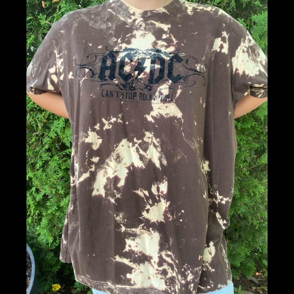 Customized AC/DC band t shirt